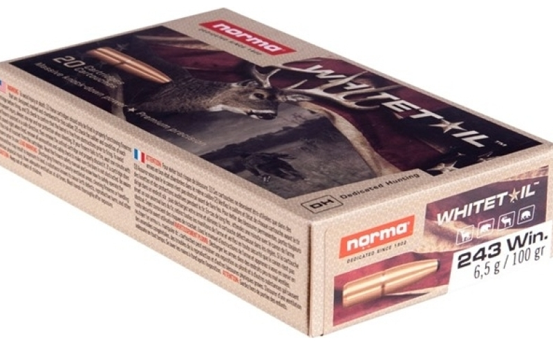 Norma 243 winchester 100gr penetrating soft point 20/box