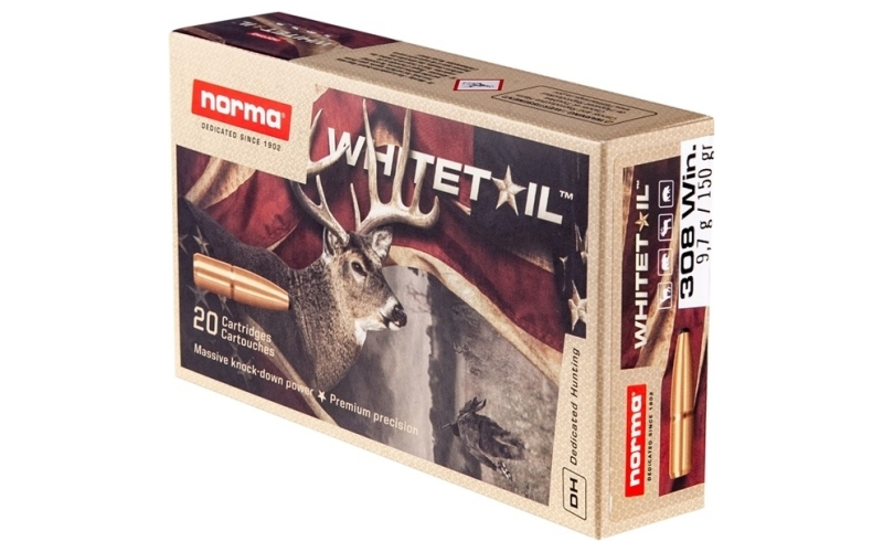 Norma 308 winchester 150gr penetrating soft point 20/box