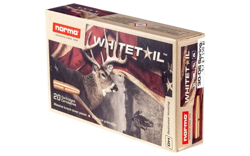 Norma 30-06 springfield 150gr penetrating soft point 20/box