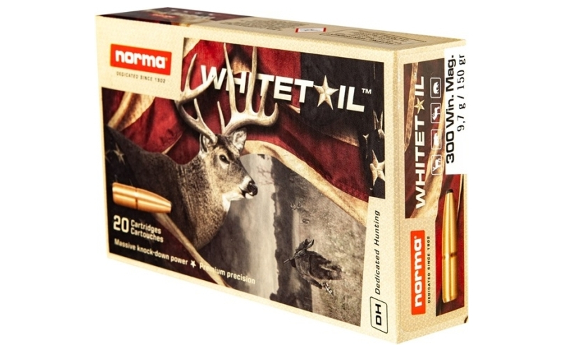 Norma 300 winchester magnum 150gr  penetrating soft point 20/box