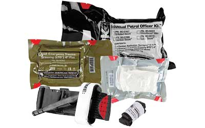 North American Rescue Individual Patrol Officer Kit (IPOK), Medical Kit 80-0167