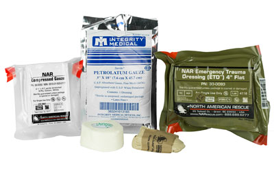 North American Rescue Individual Aid Kit, Medical Kit 85-0404