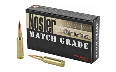 Nosler RDF HPBT, 6.5 Creedmoor, 140 Grain, Rifle Ammunition, 20 Round Box 60115