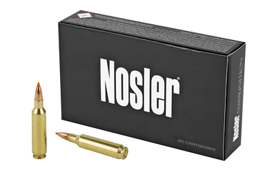 Nosler Trophy, 22 Nosler, 55Gr, Ballistic Tip, 20 Round Box, California Certified Nonlead Ammunition 61030