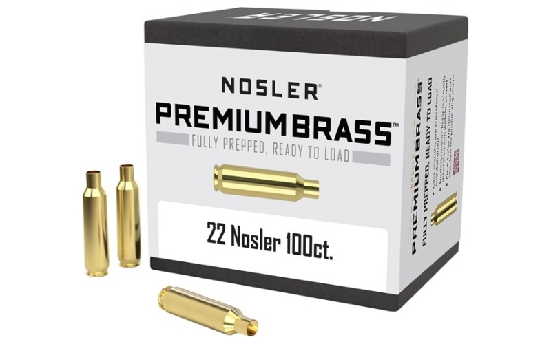NOSLER 22 nosler brass 100/box