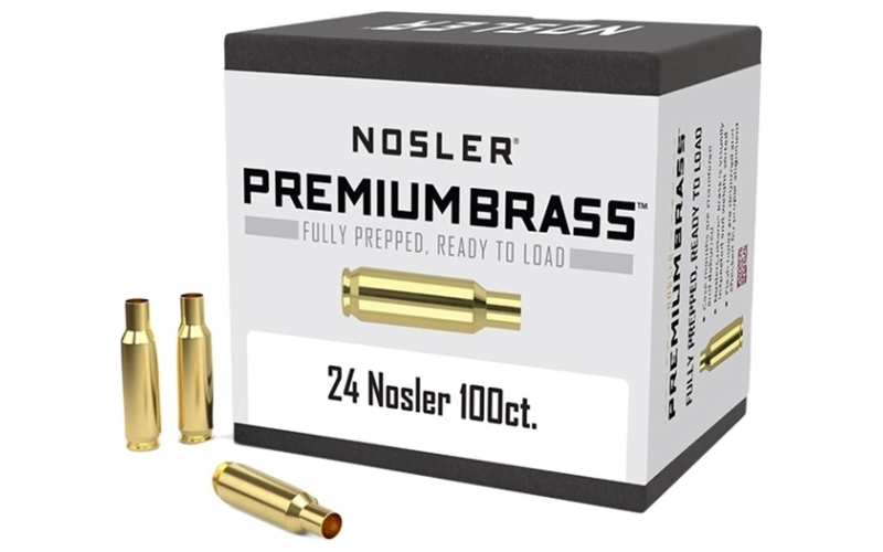 NOSLER 24 nosler brass case 100/box