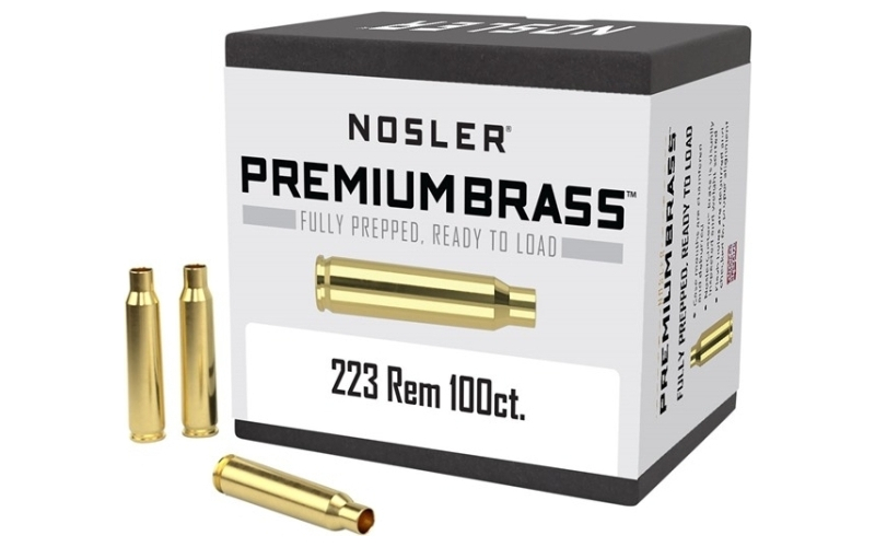 NOSLER 223 remington brass 100/box