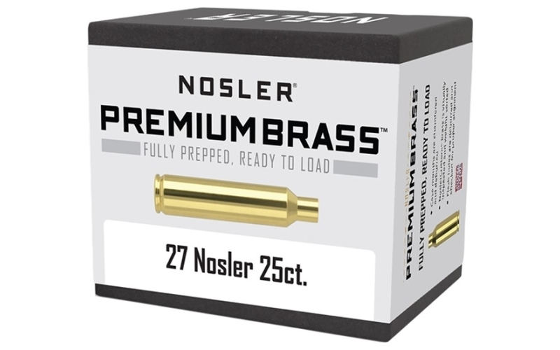 NOSLER 27 nosler brass case 25/box