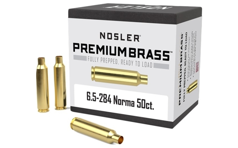 NOSLER 6.5-284 norma brass case 50/box