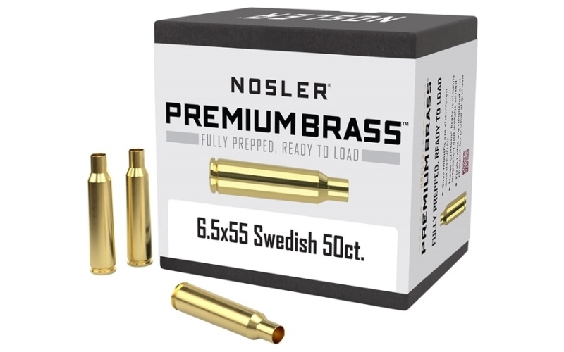 NOSLER 6.5x55mm swedish mauser brass 50/box