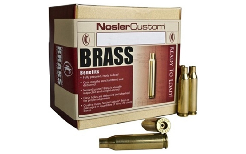 NOSLER 30 nosler brass 25/box