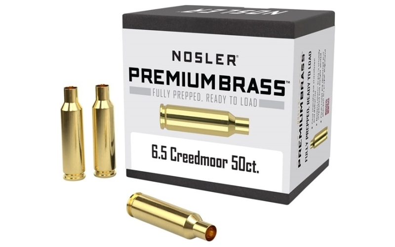 NOSLER 6.5mm creedmoor brass 50/box