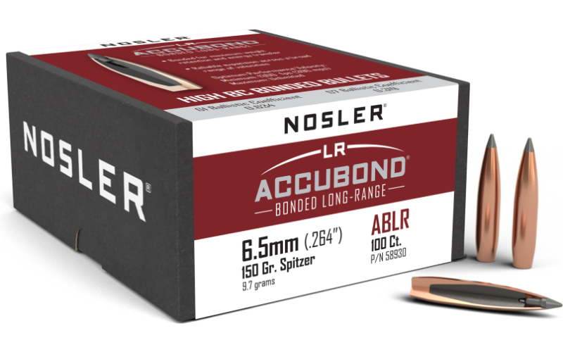 Nosler 6.5mm .264 ablr 150gr sp 100rd/box
