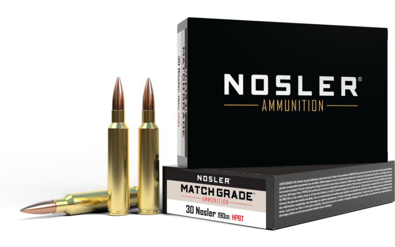 Match grade ammunition 30 nosler 190 cc-20 ct