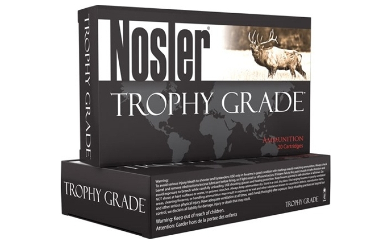 NOSLER Nosler trophy grade ammo 28 nosler 160gr accubond 20/bx