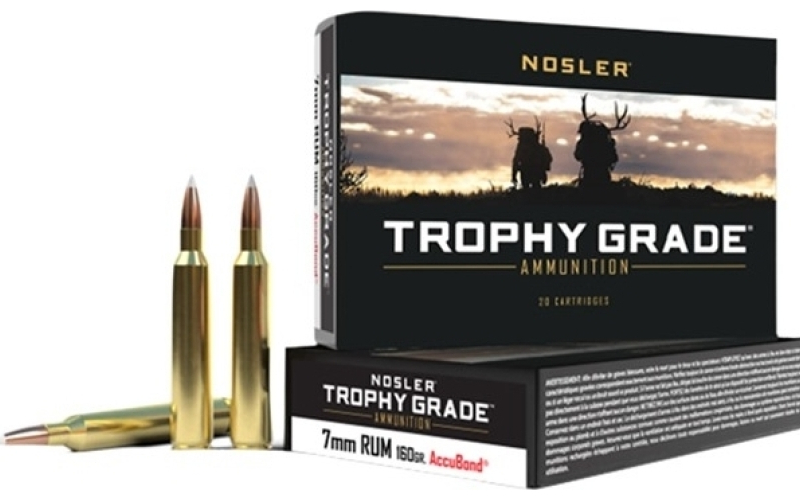 NOSLER 7mm rum 160gr accubond spitzer 20/box