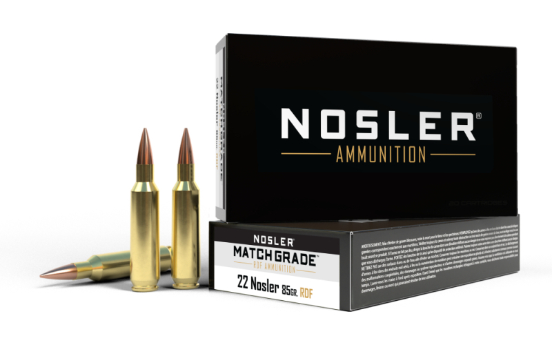 22 nosler 85gr rdf hpbt match grade ammo (20 ct.)