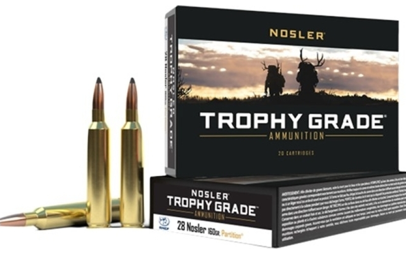 NOSLER 28 nosler 160gr partition spitzer 20/box