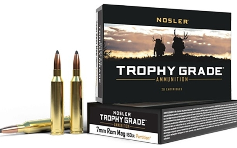 NOSLER 7mm rem mag 160gr accubond spitzer partition 20/box