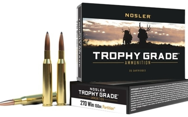 NOSLER 270 winchester 150gr partition spitzer 20/box