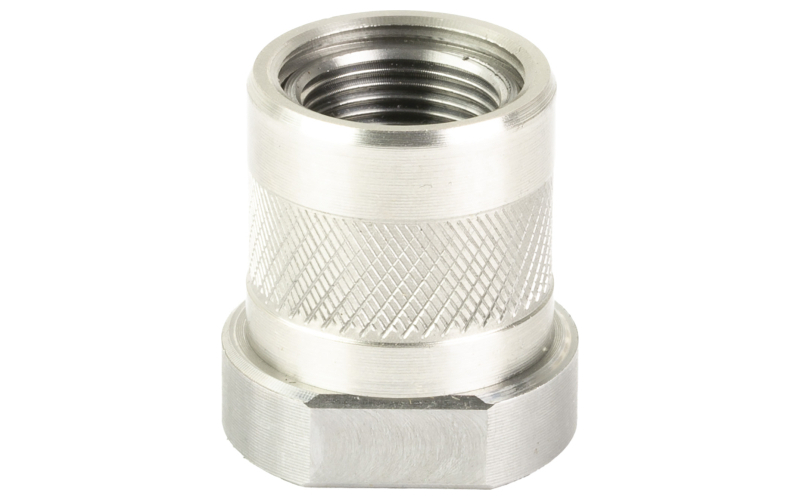 Odin Works Thread Adapter, 1/2X28 to 5/X24, 223 Remington/556NATO, Silver SUP-TA-1-2-TO-5-8