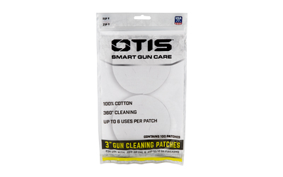 Otis Technology Patch, For Universal Gun Cleaning, 100 Per Pack FG-919-100