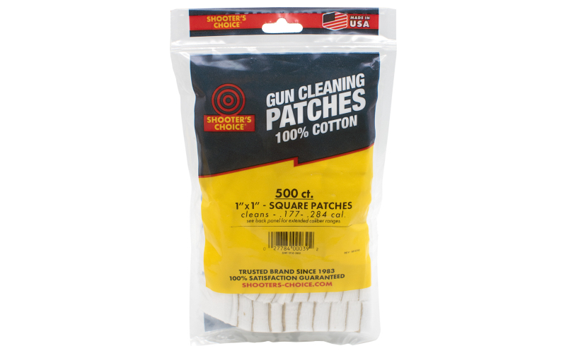 Otis Technology 1" Square Cleaning Patch, 500 Pack FG-914-500