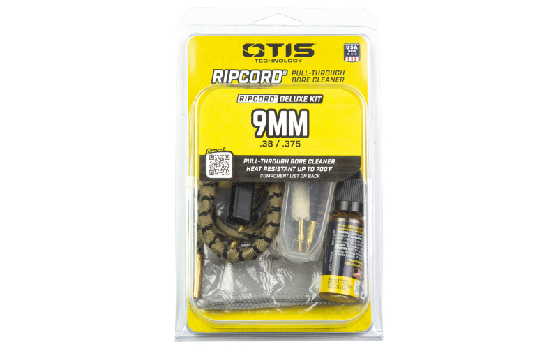 Otis Technology Ripcord Deluxe, Cleaning Kit, Fits 38Cal/9mm FG-RCD-9MM