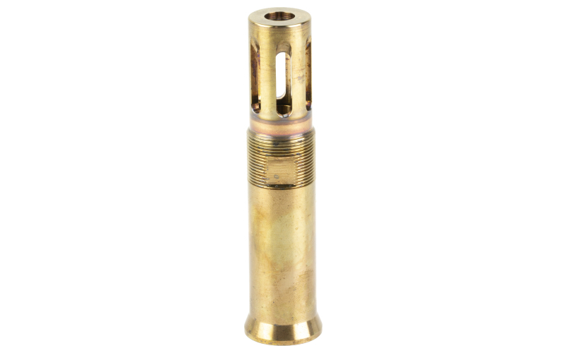 Otter Creek Labs Over The Barrel Flash Hider, 1/2X28", For Use with Ops Inc 12 Model, AEM5 and OCM5 Suppressors, Raw Heat Treat Finish, Gold OCL-802