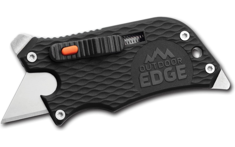 Outdoor Edge SLIDEWINDER, Folding Knife, Plain Edge, .75" Blade Length, 420J2 Stainless Steel, Black SWK-30C