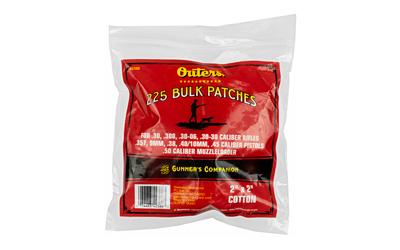 Outers Cleaning Patches, Bulk Pack, .30-.50 Cal, 225 Count 42386