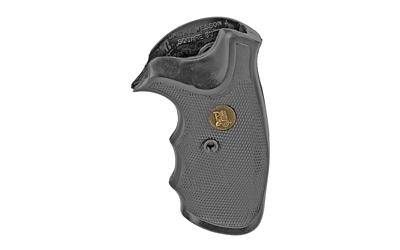 Pachmayr Grip, Fits S&W J-Frame Square Butt with Finger Grooves, Black 03250