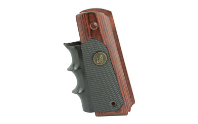 Pachmayr Grip, American Legend, Fits Colt 1911 Wood/Rubber, Black 00423