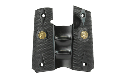 Pachmayr Grip, Signature, Fits Colt 1911 Gripper, Fits with Finger Grooves, Black 5008