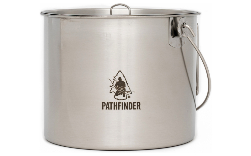 Pathfinder 120oz Bush Pot/Lid Set, Stainless Steel PF120BP-102