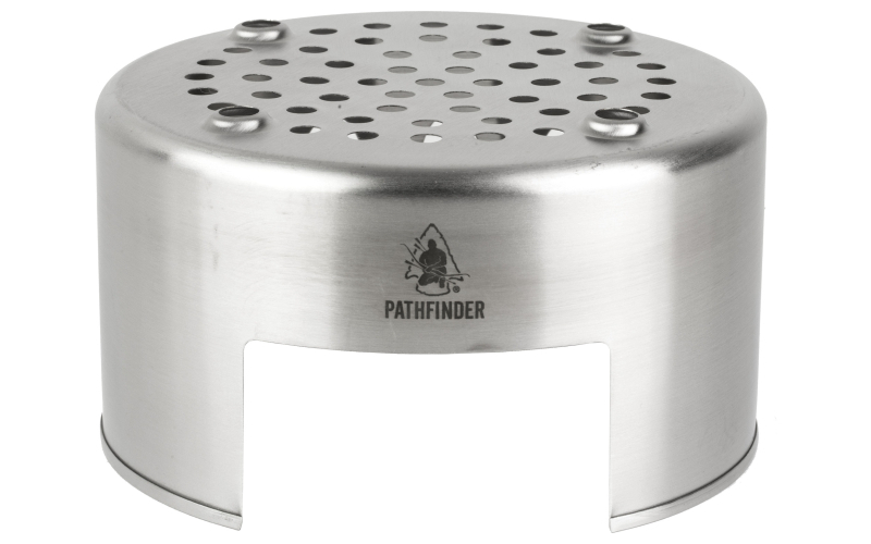 Pathfinder Bush Pot and Pan Stove, Stainless Steel PFPS-102