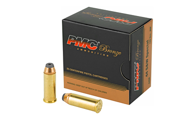 PMC Ammunition Bronze, 44 Special, 180 Grain, Jacketed Hollow Point, 25 Round Box 44SB