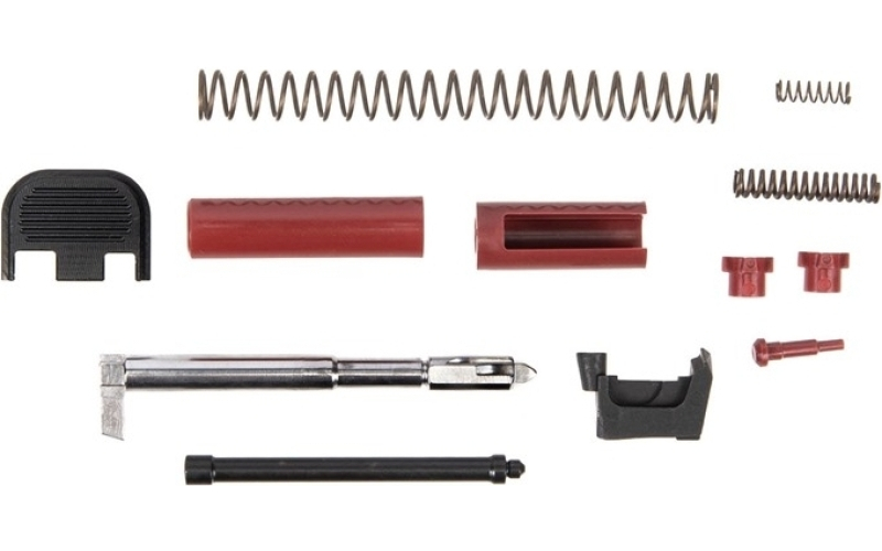 Polymer80 Slide parts kit for glock~ 9mm, blk/red