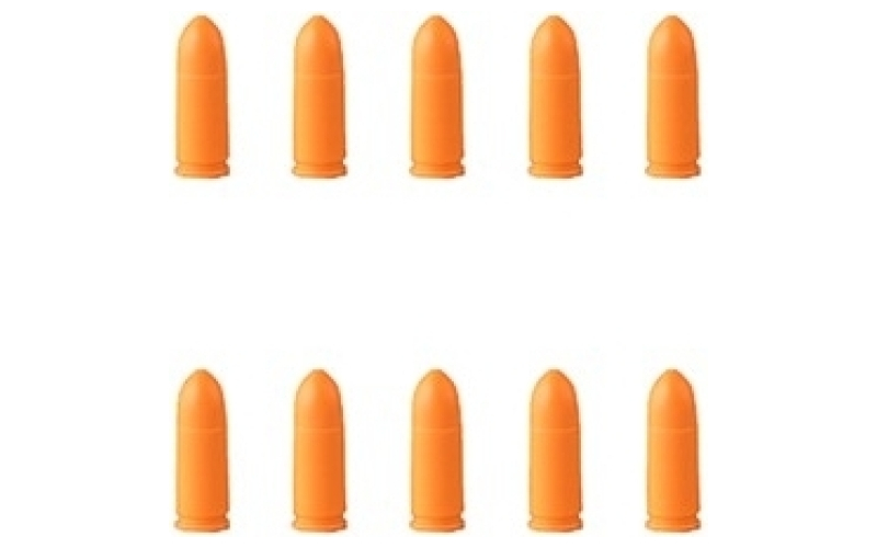 Precision Gun Specialties 9mm luger orange dummy rounds 10/pack