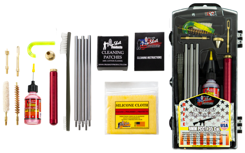 9mm/.35 cal. rifle/pcc cleaning kit