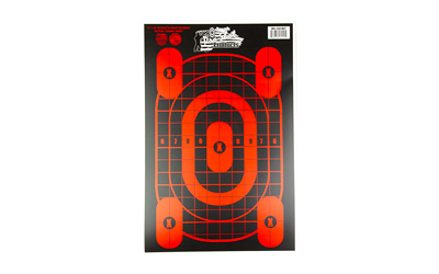 Pro-Shot Products Silhouette Insert, Defensive Tactical Training Target, 12"X18", 4 Pack SILH-INDTT-4PK