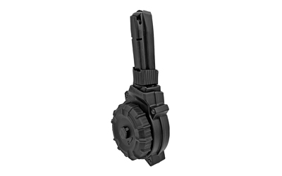 ProMag Industries Magazine, 9MM, 50 Round Drum, Fits SCCY CPX-2, Polymer, Black DRM-A53