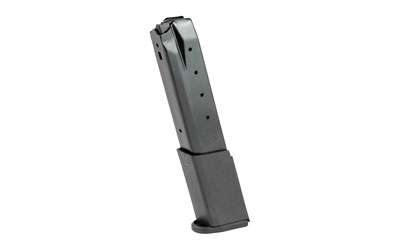 ProMag Industries Magazine, 40 S&W, 25 Rounds, Fits Ruger SR40, Steel, Blued Finish RUG-A38