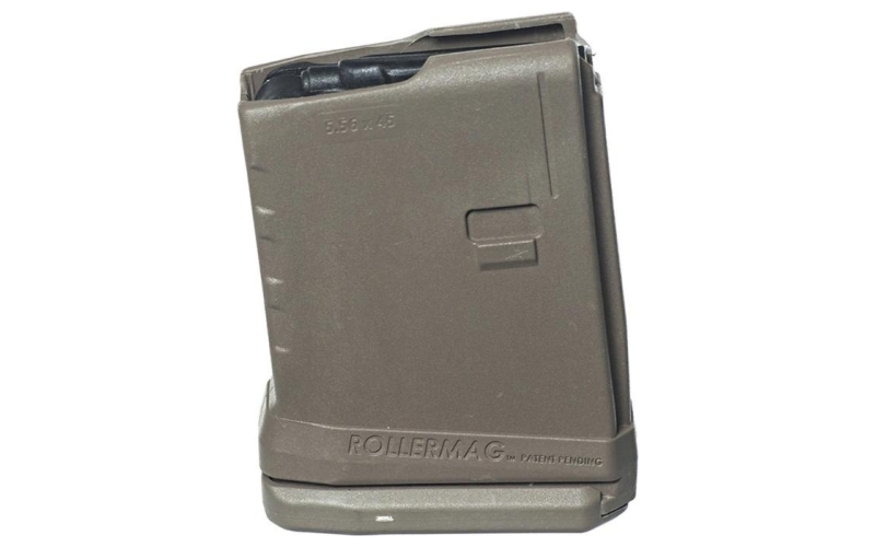 Promag ar-15 5.56mm roller follower 5rd flat dark earth polymer magazine