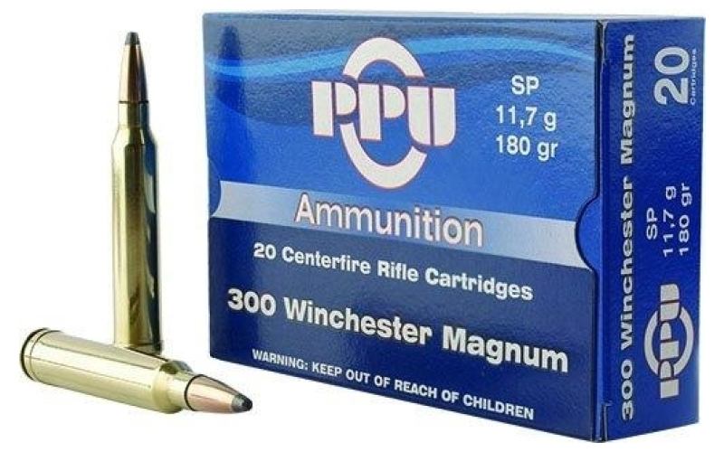 PPU 300 WIN MAG 180GR SP 20/200
