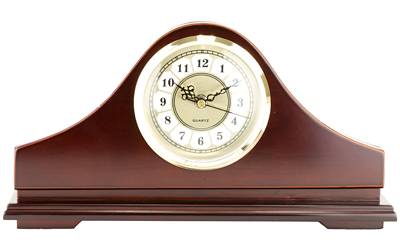 PS Products PS Products, Concealment Mantle Clock, Fits Medium to Large Handguns, Mahogany Wood MGC
