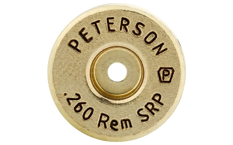 Peterson Cartridge Peterson brass 260 remington 500bx
