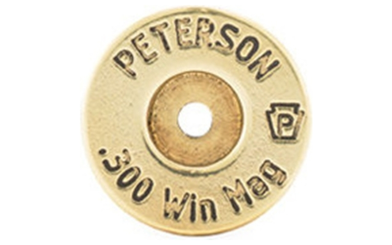 Peterson Cartridge 300 winchester magnum brass 50/box