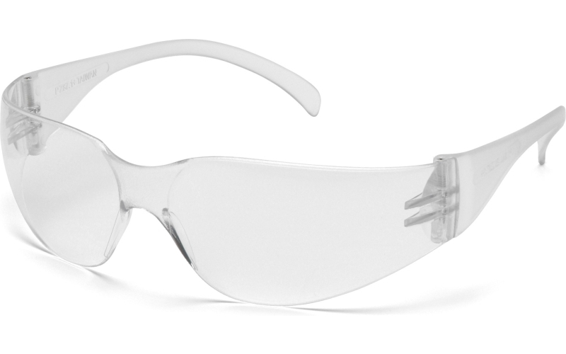 Pyramex Safety Products Intruder clear safety glasses w/clear templates