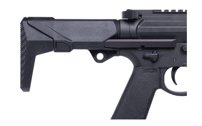 Q Shorty Stock, Black, 2 Position, Fits AR/M4 Receivers, Includes Recoil Spring and 3oz Buffer Q-ACC-SHORTY-STOCK-BLK
